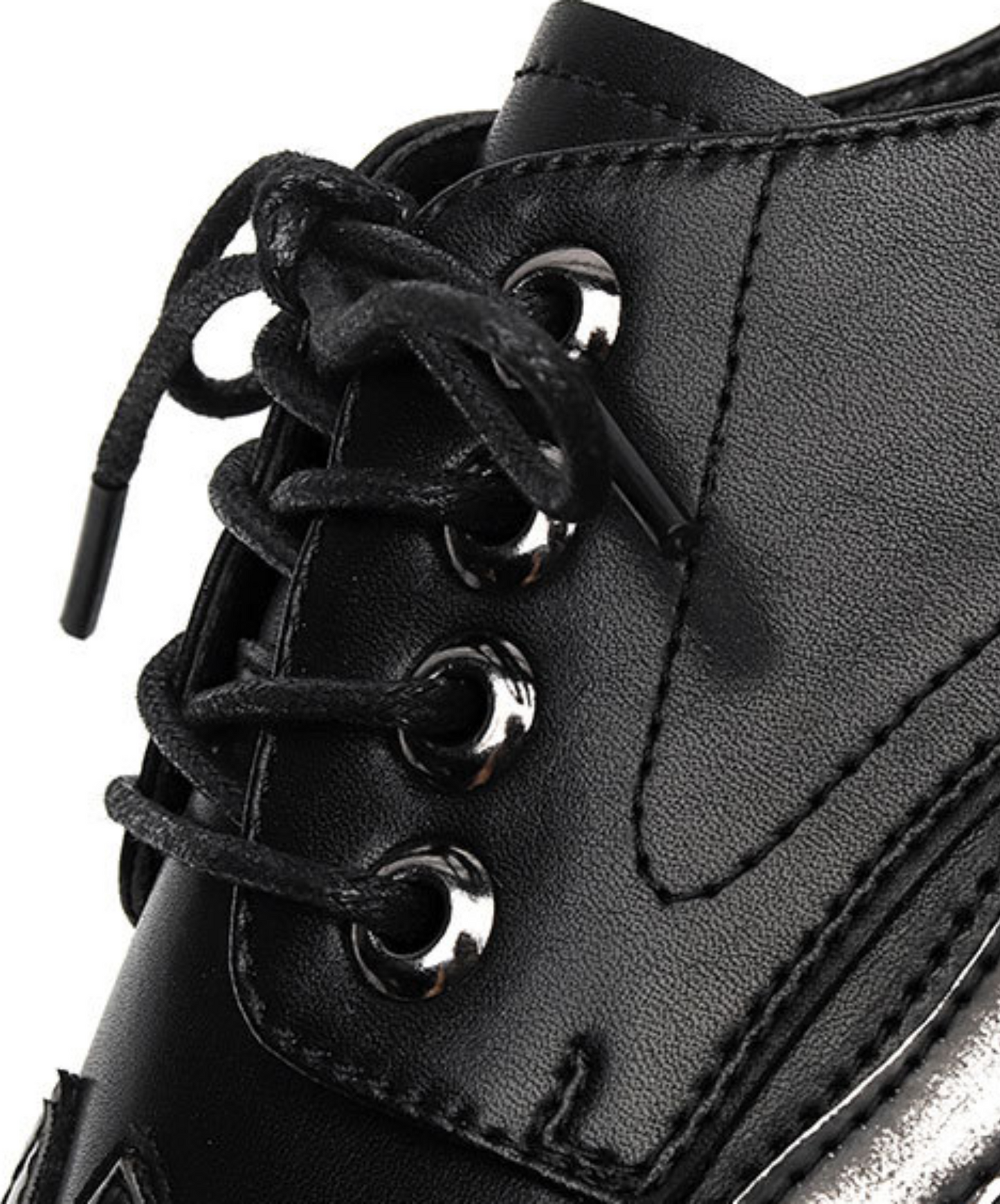 heat haze design lace-up shoes EN2379