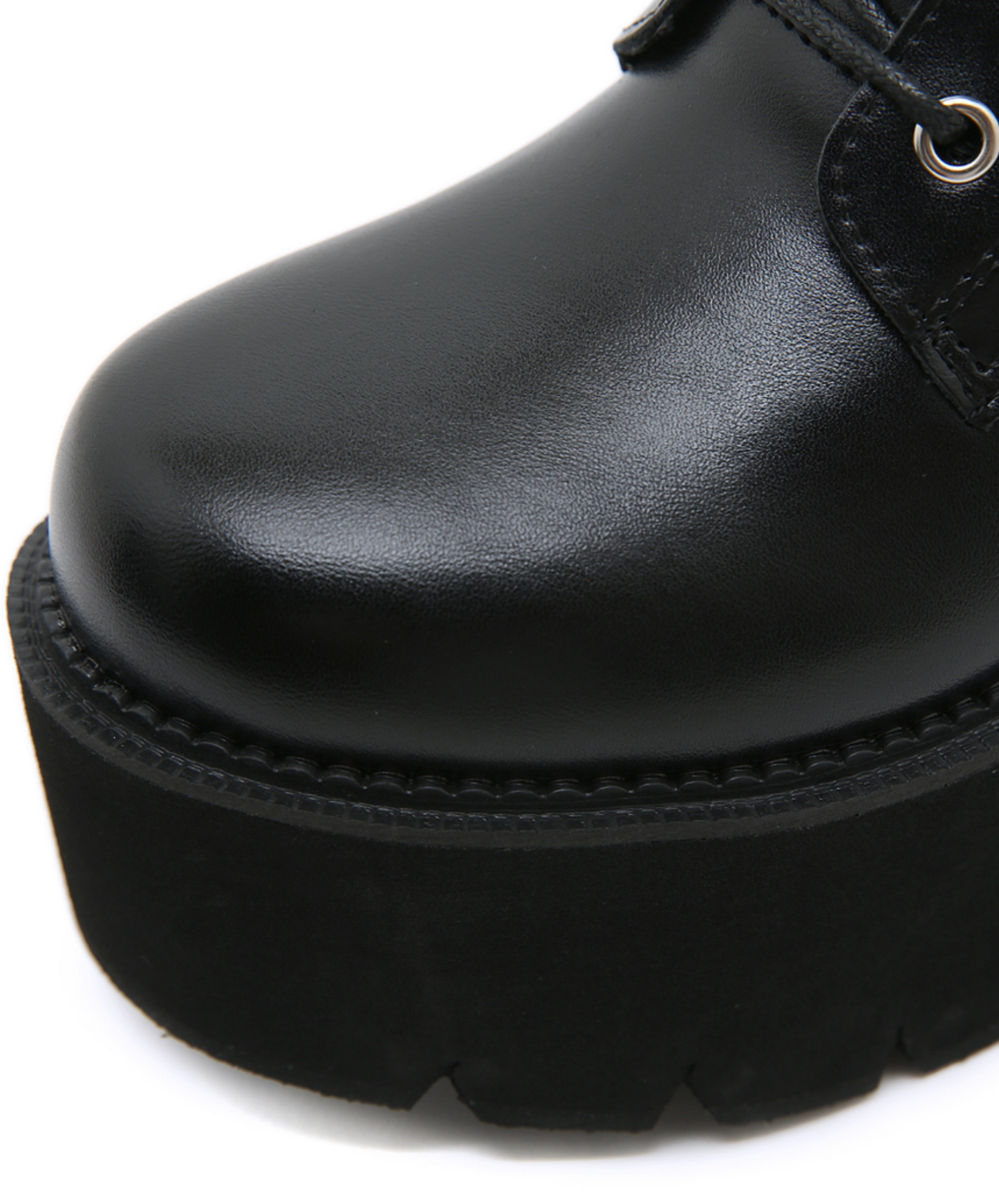 hanging chain design zip up boots EN2314