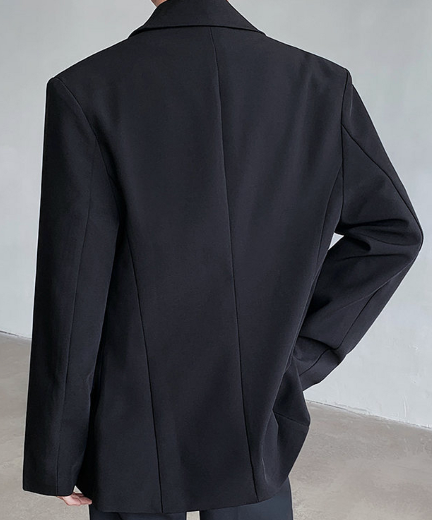 sharp lapel collar jacket EN2367