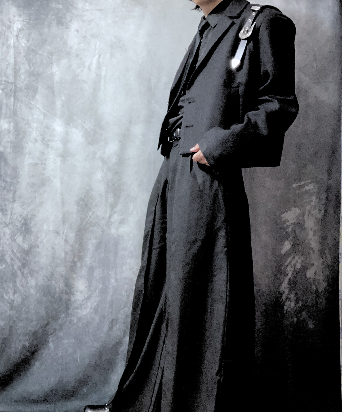 【style54】dark mode outfit set EN1851(jacket + shirt + pants set)