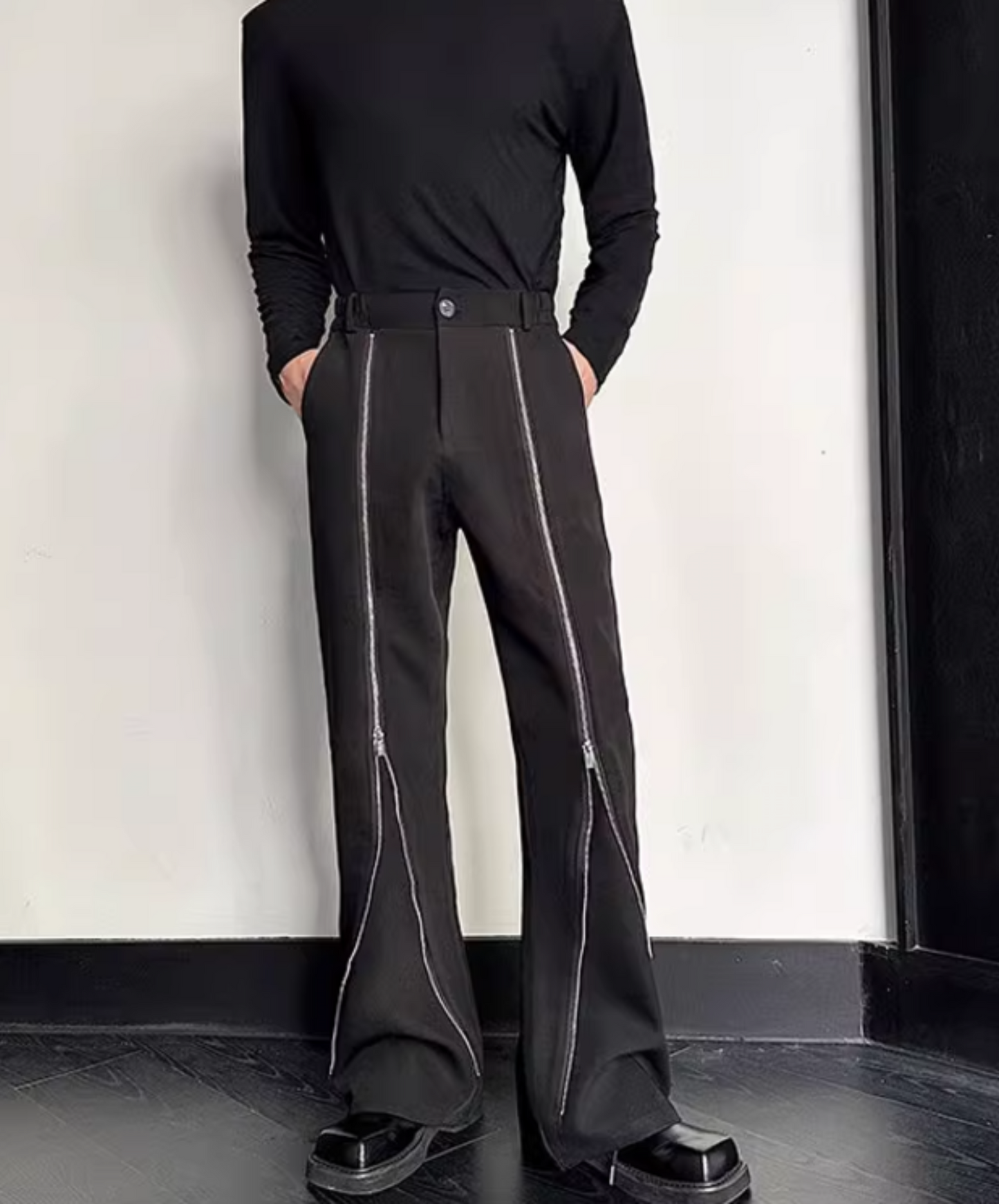 zip slacks pants EN1878