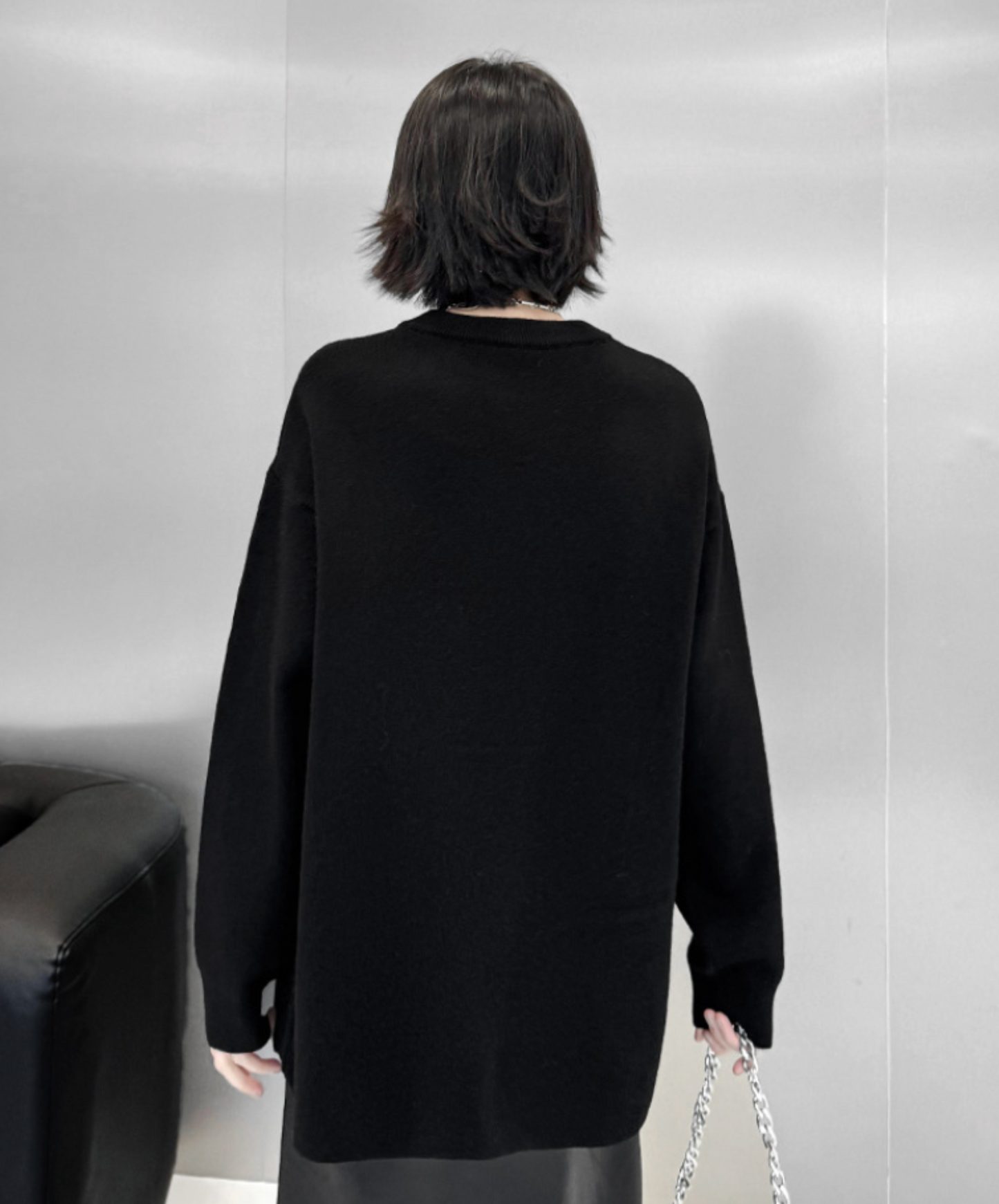 jacquard stitched motif sweater EN2469