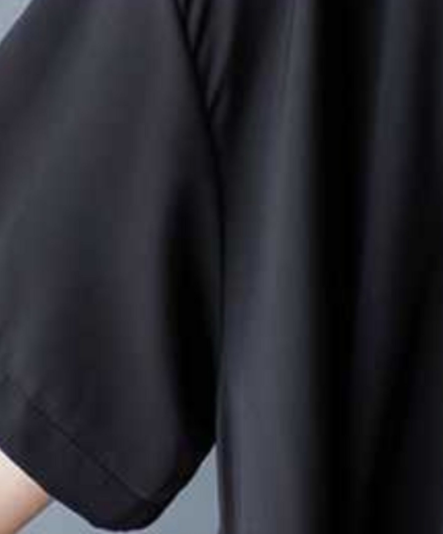 tucked chiffon drape long shirt EN2274