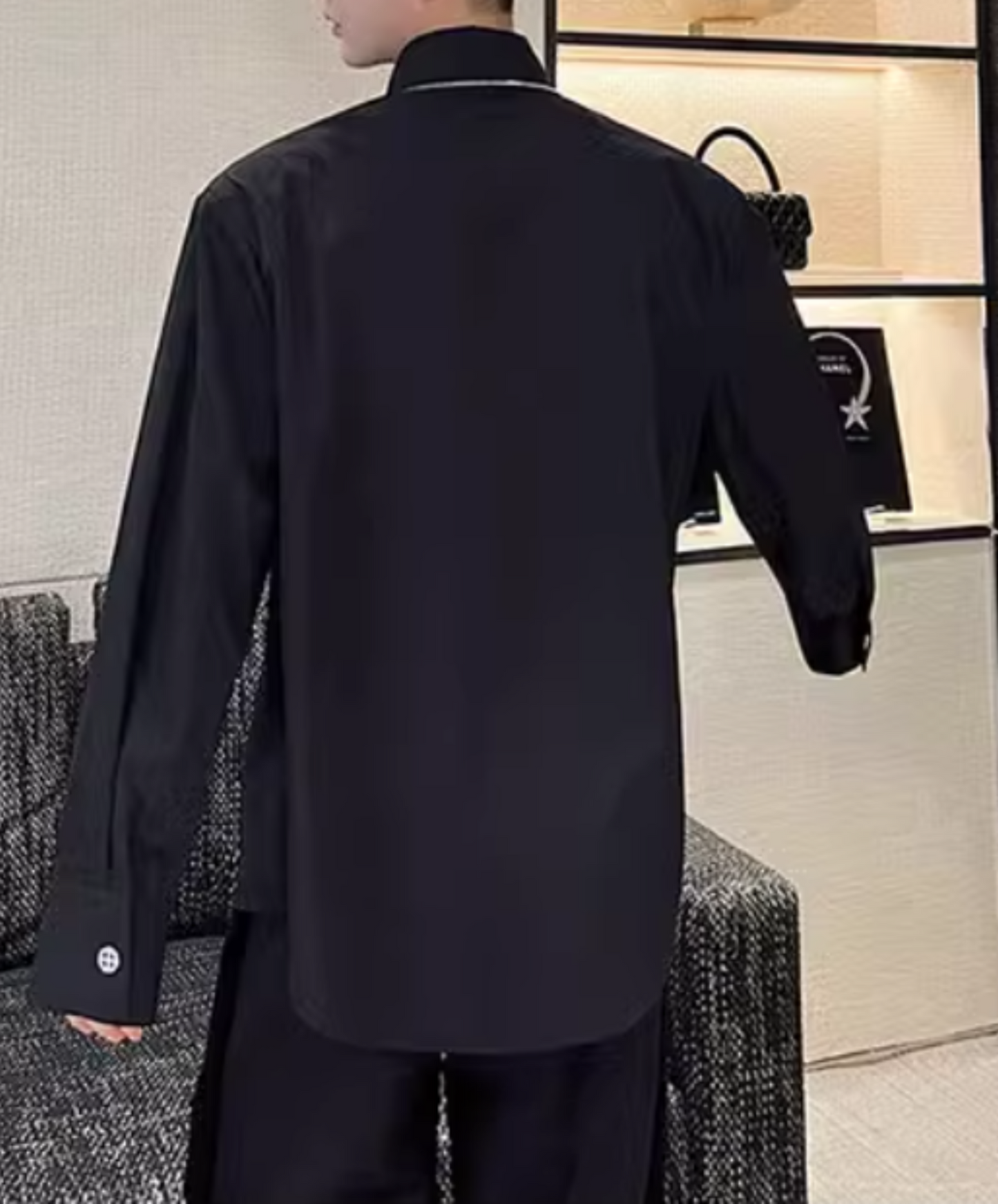 collar zip shirt EN1856