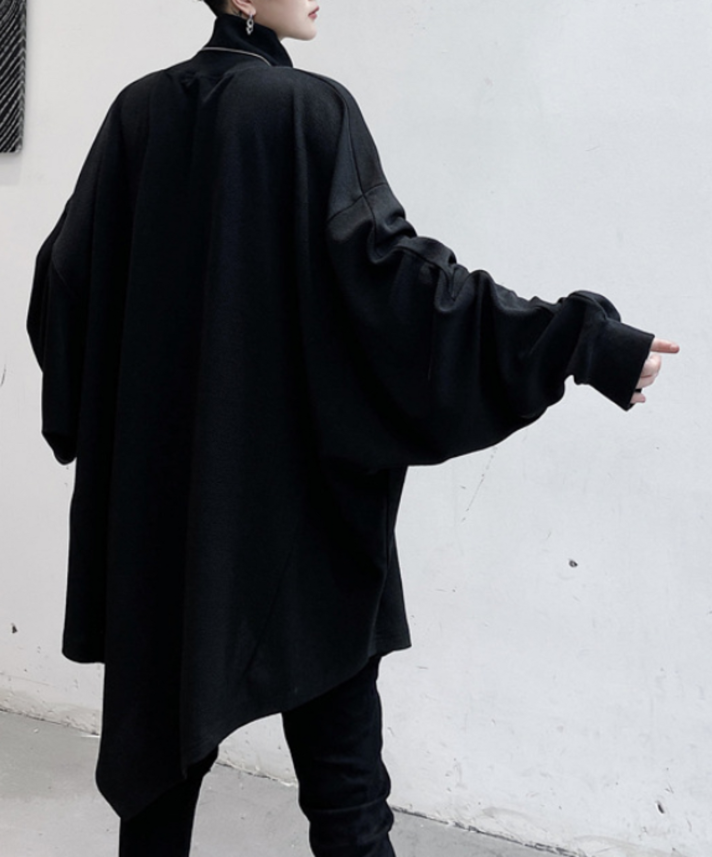 【style26】dark mode outfit set EN983( sweatshirts + skirt set)