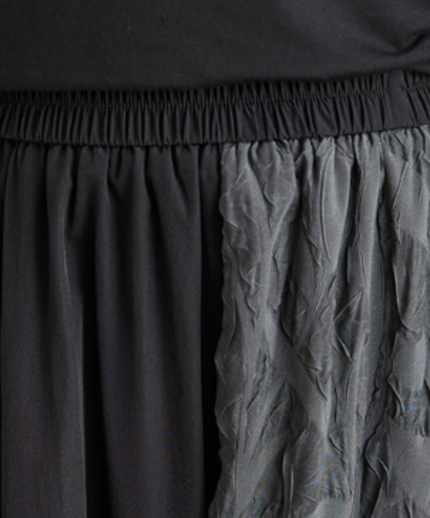 dark Jacquard patchwork casual wide pants EN2183