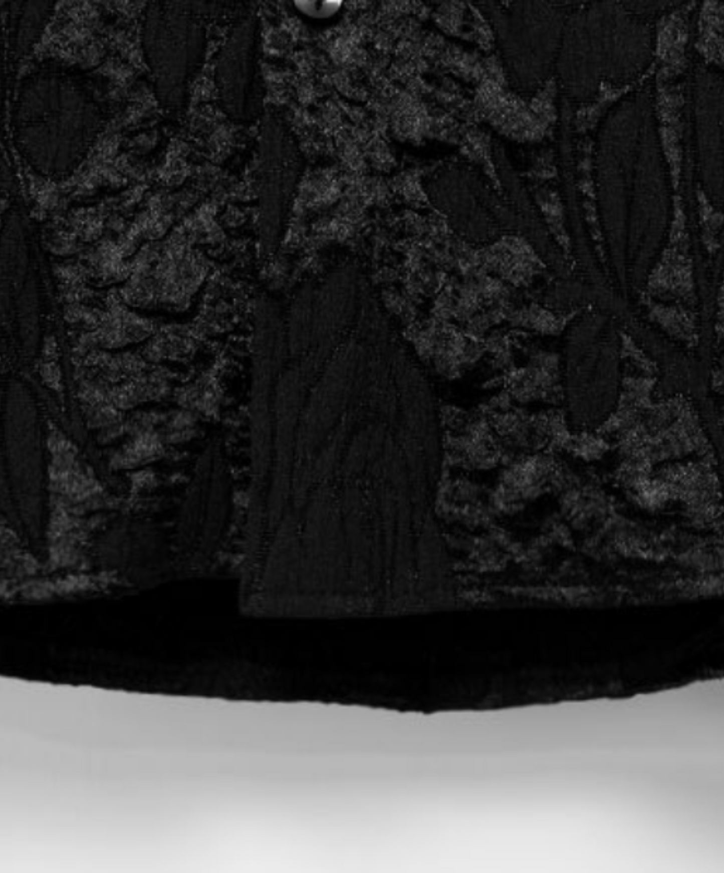 korean style flower design jacquard shirt EN2199