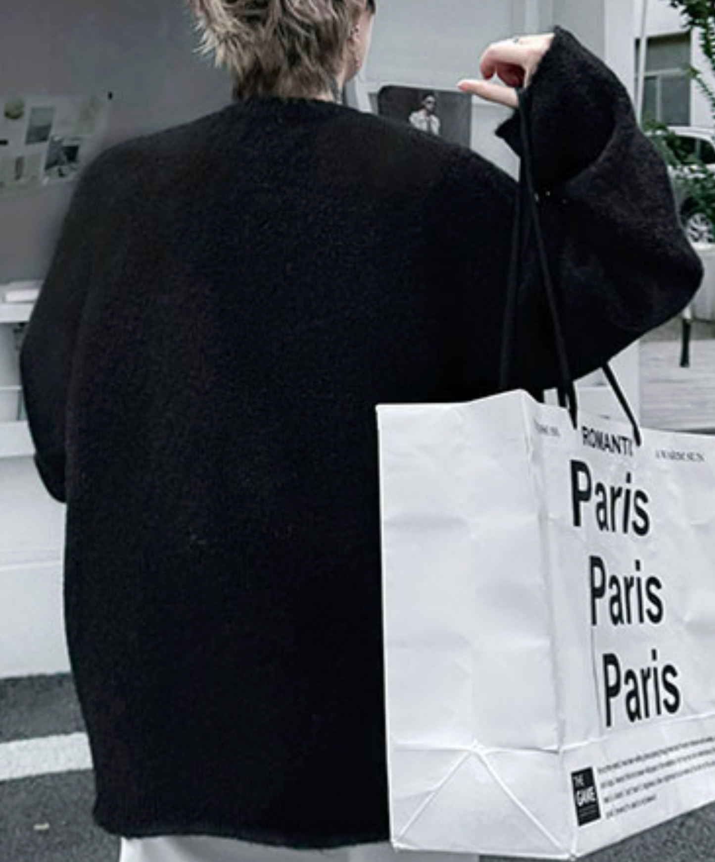 drop shoulder thick sweater EN2459