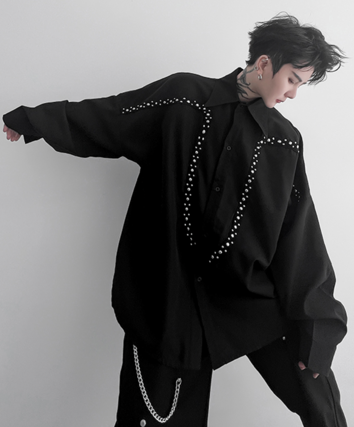 rivet stitch design shirt EN2059