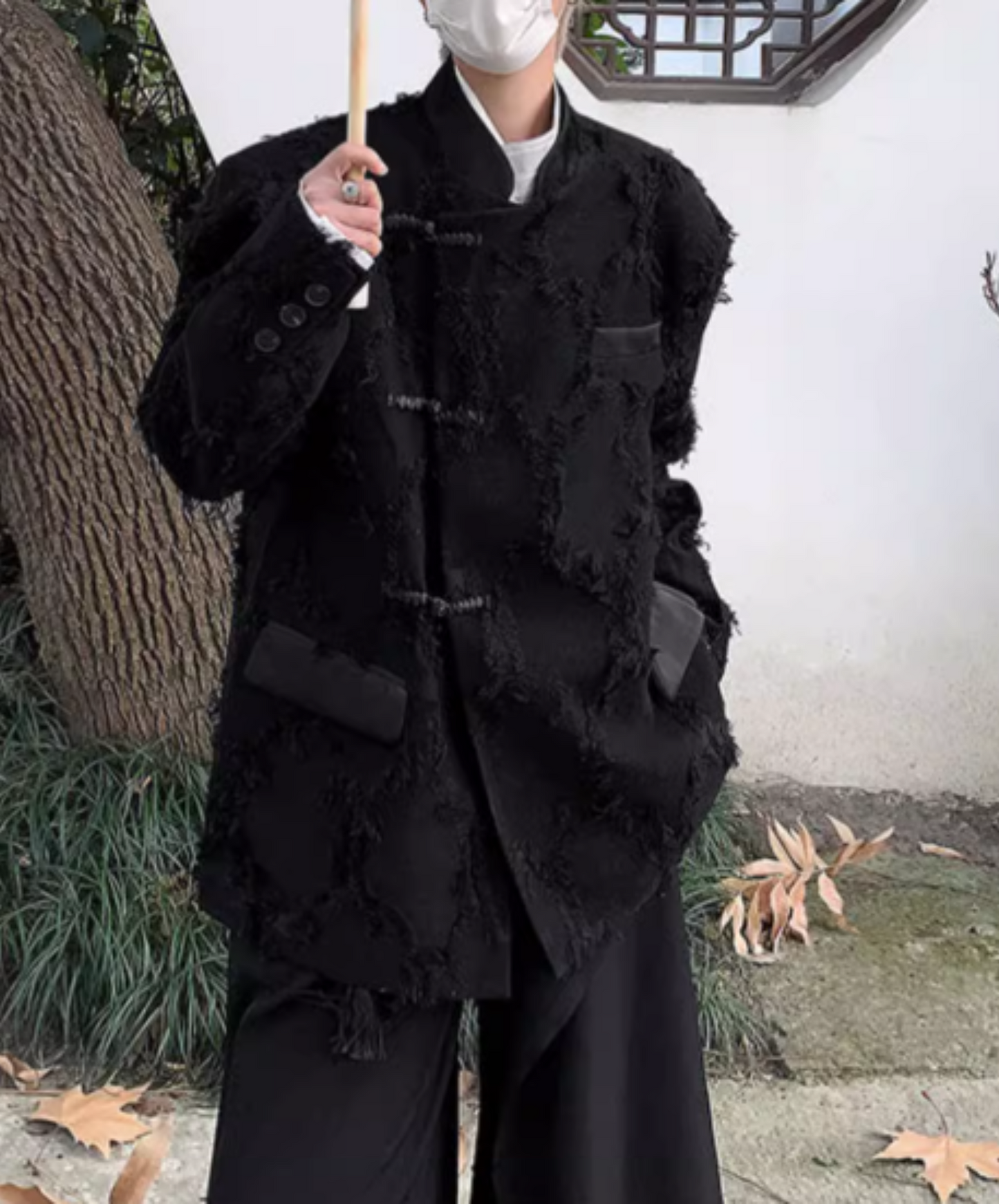 dark chinese design jacket EN1879