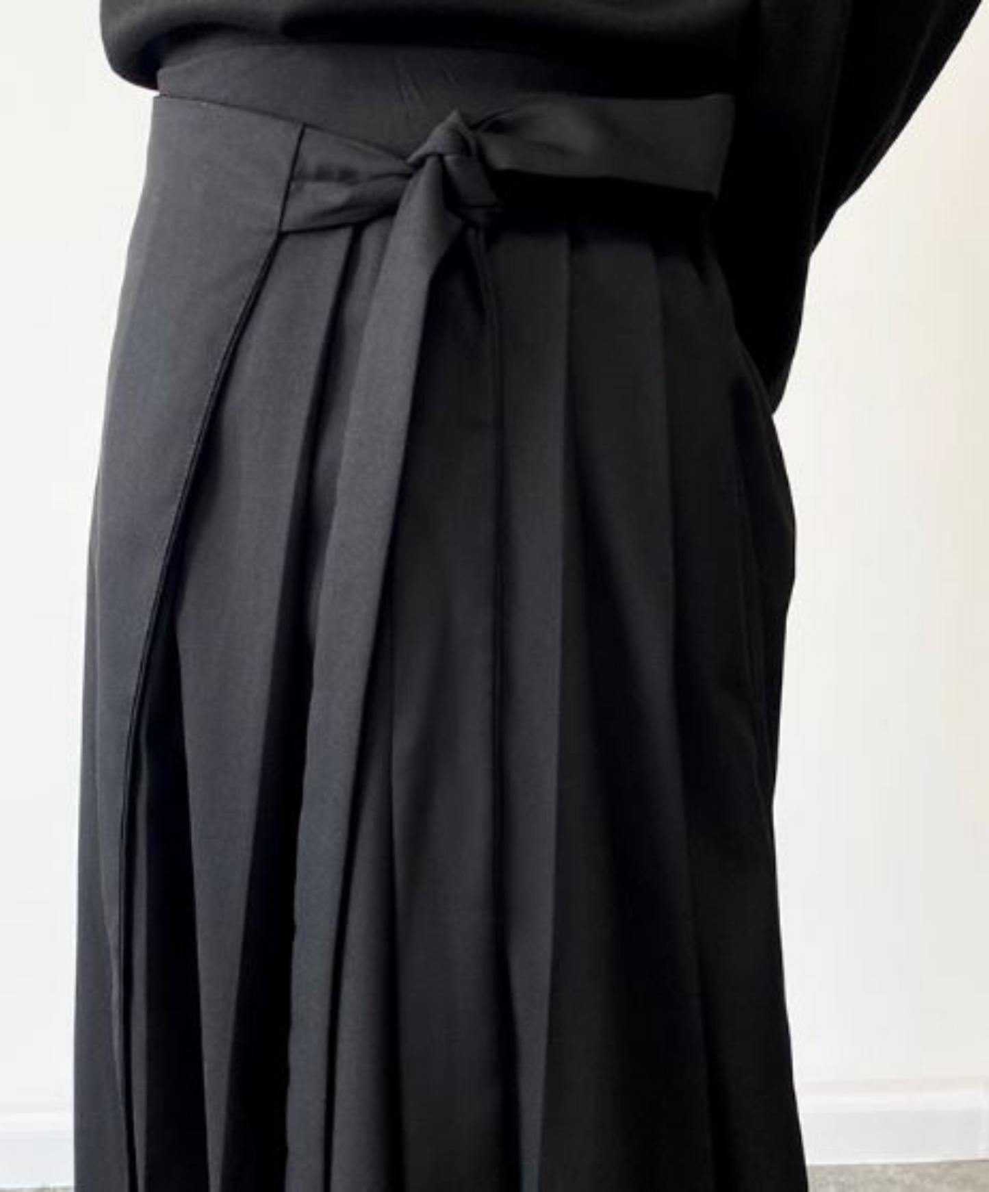 dark layered cropped straight leg pants EN916