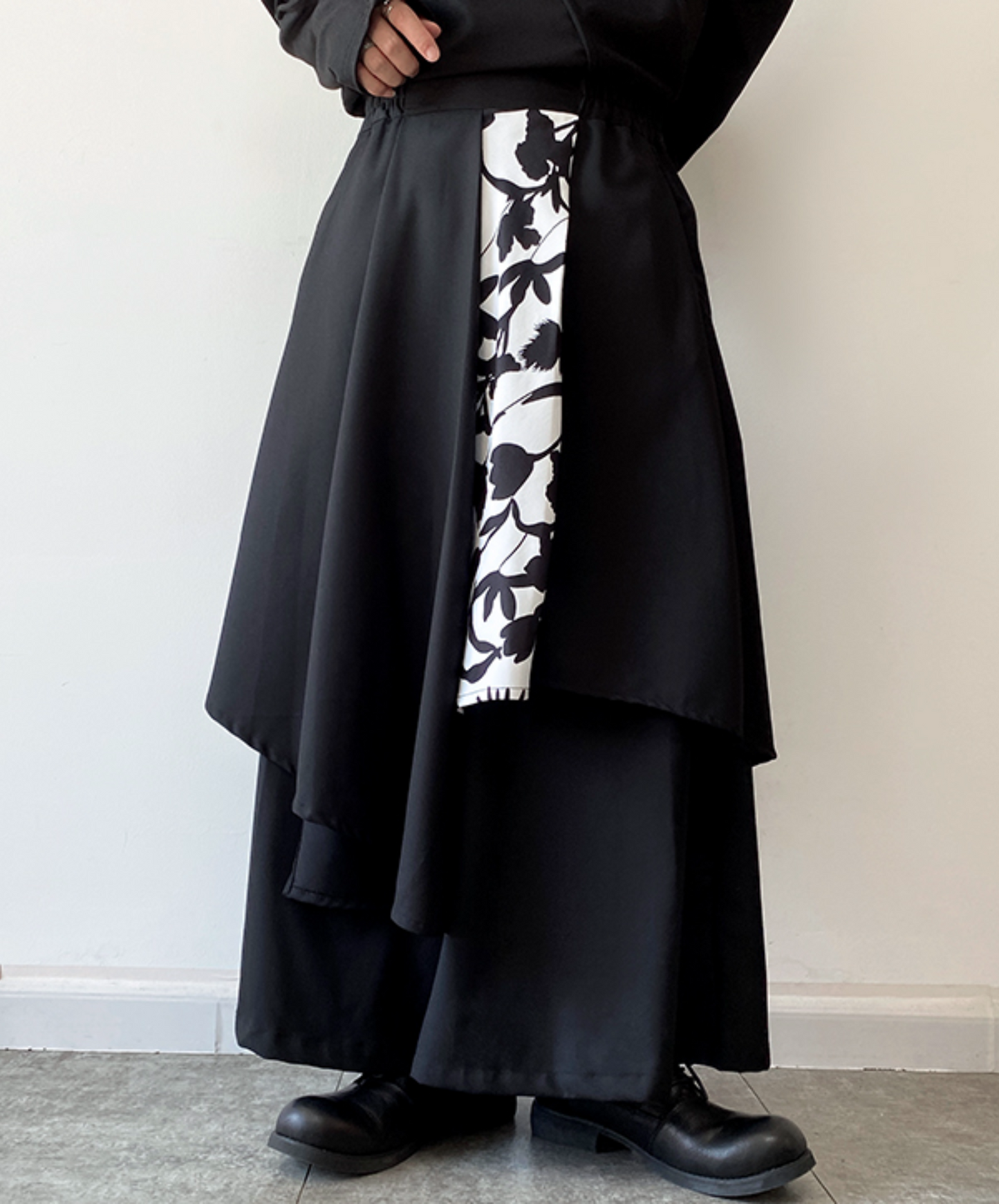 【style60】dark mode outfit set EN1863(jacket + shirt + pants set)