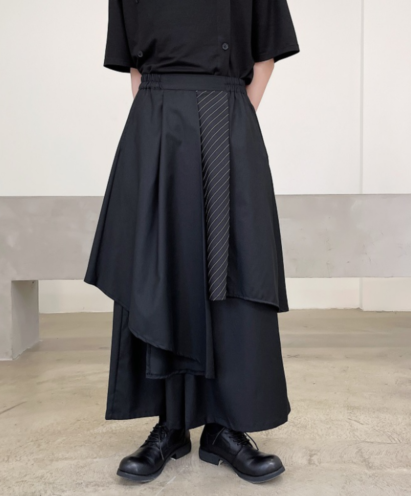 【style74】dark mode outfit set EN2126(jacket + pants set)