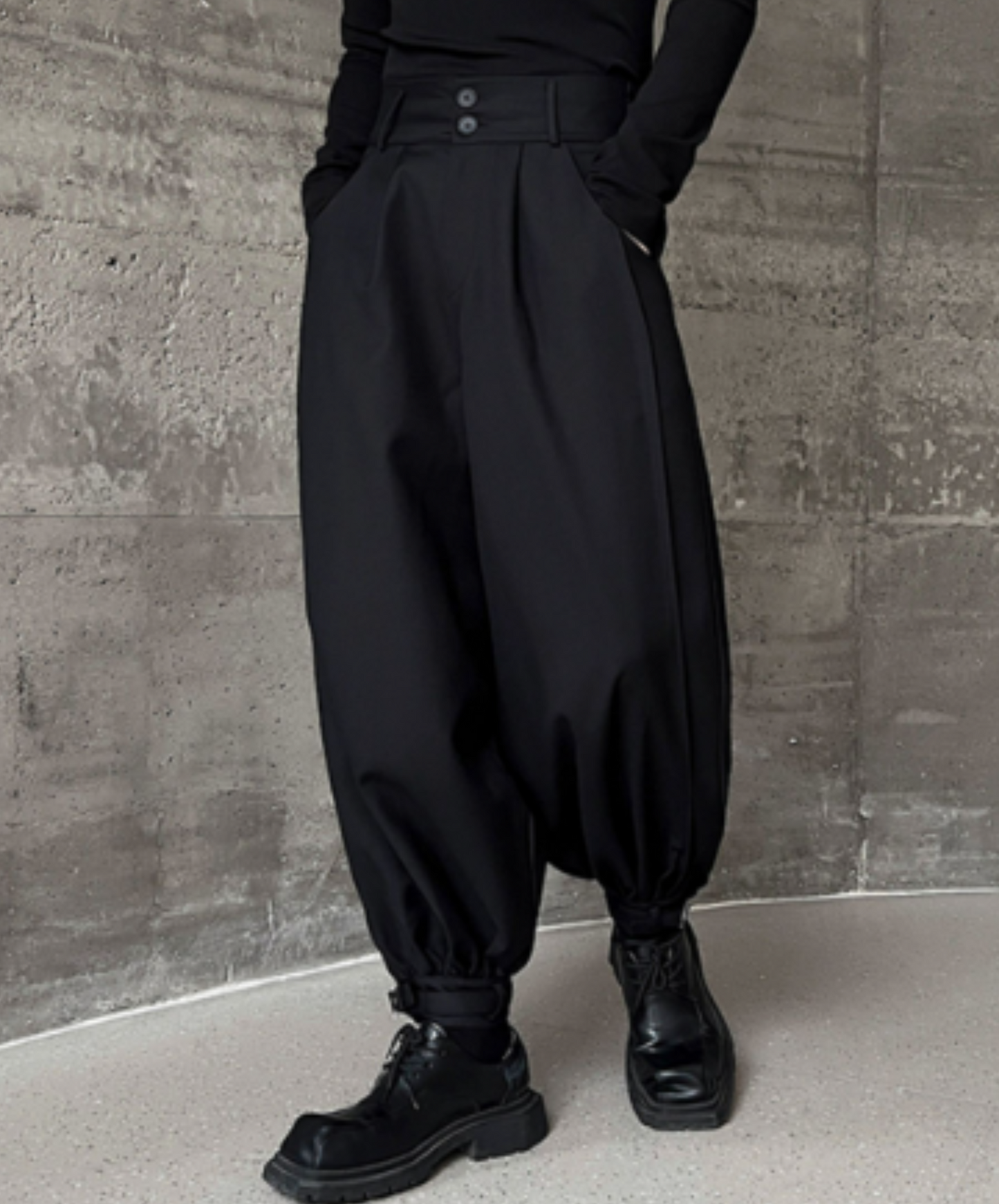 loose fit high waist wide pants EN1327