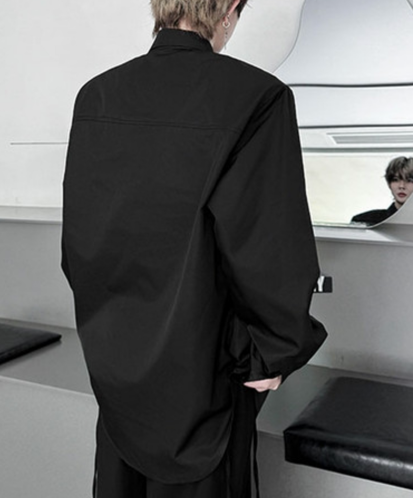 sleeve design with bow tie shirt EN2357