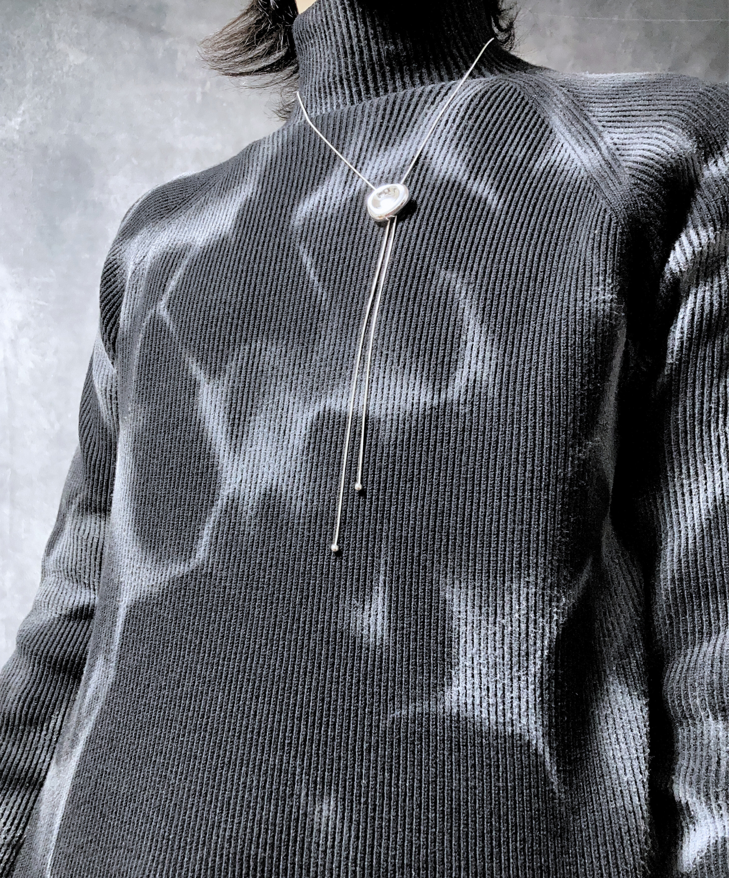 【style70】dark mode outfit set EN1909(jacket + sweater + pants set)