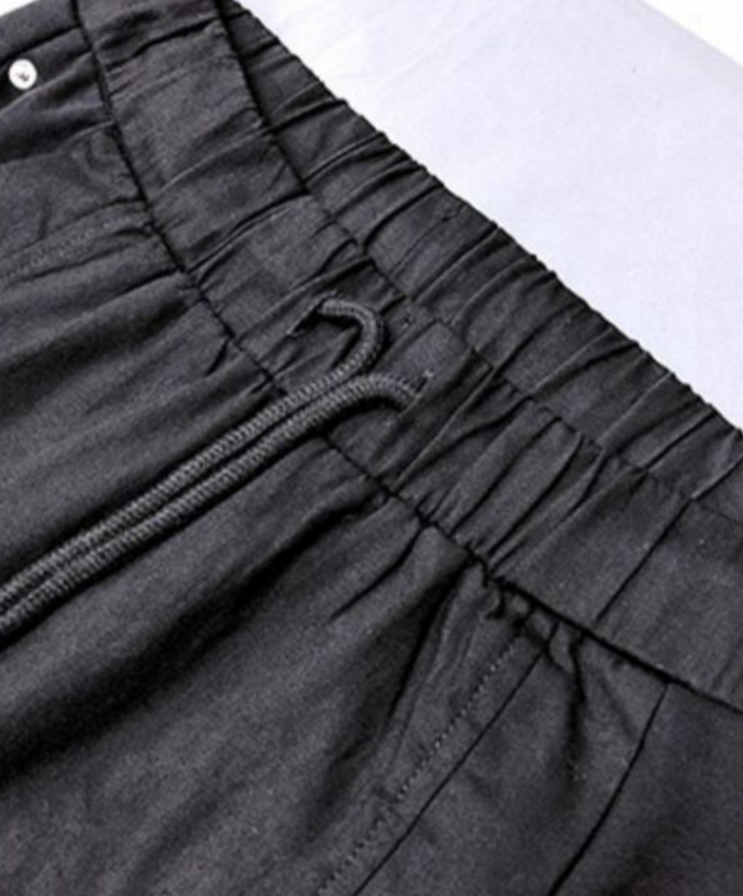 dark lace-up slim pants EN2198