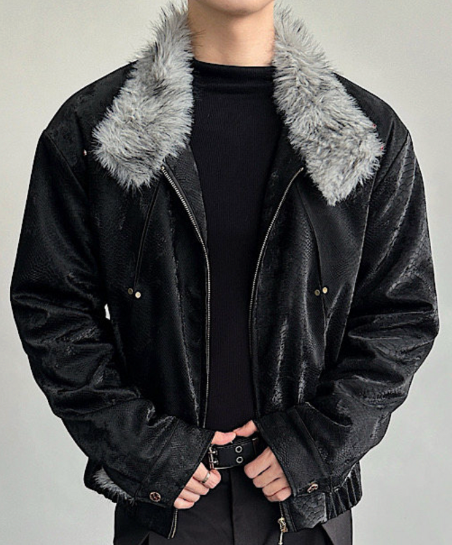 clean fit stand collar jacket EN2570