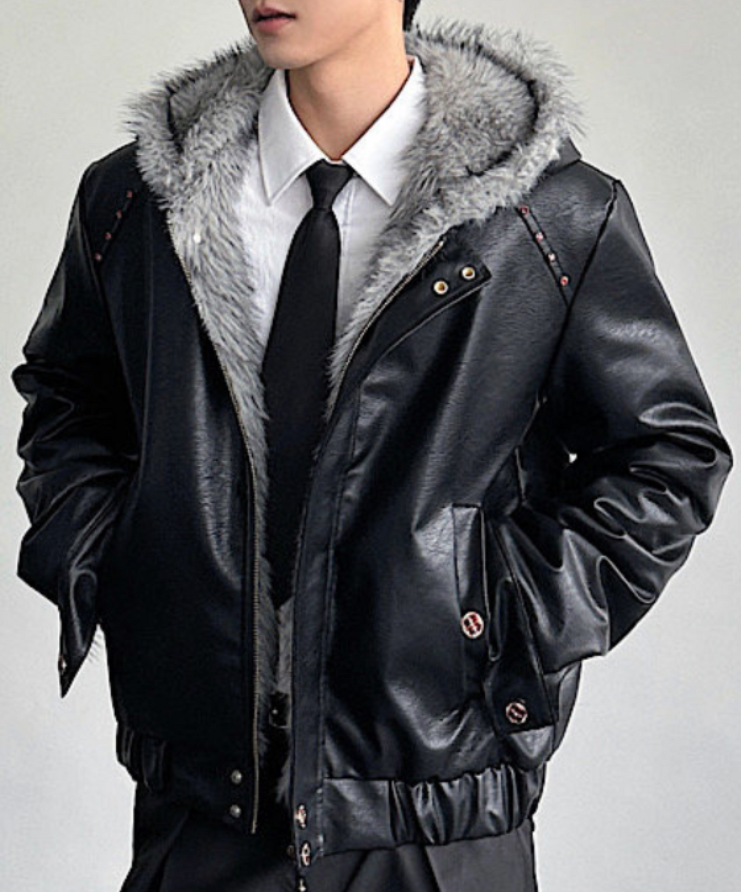 fleece-lined hood jacket EN2571