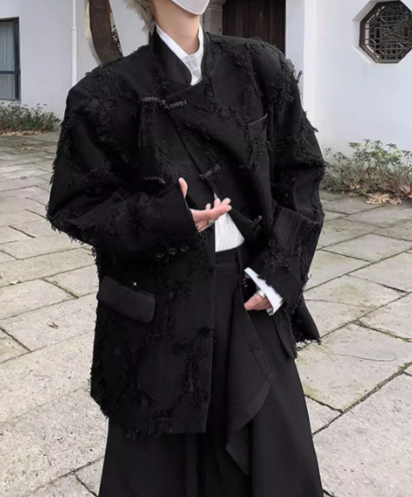 dark chinese design jacket EN1879