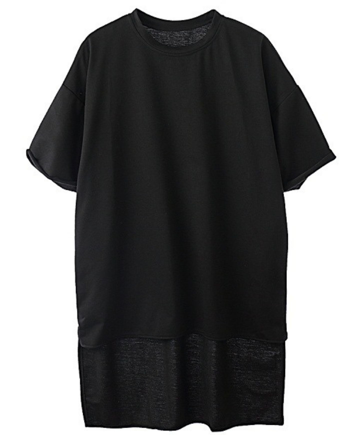 dark back long t-shirt EN1003