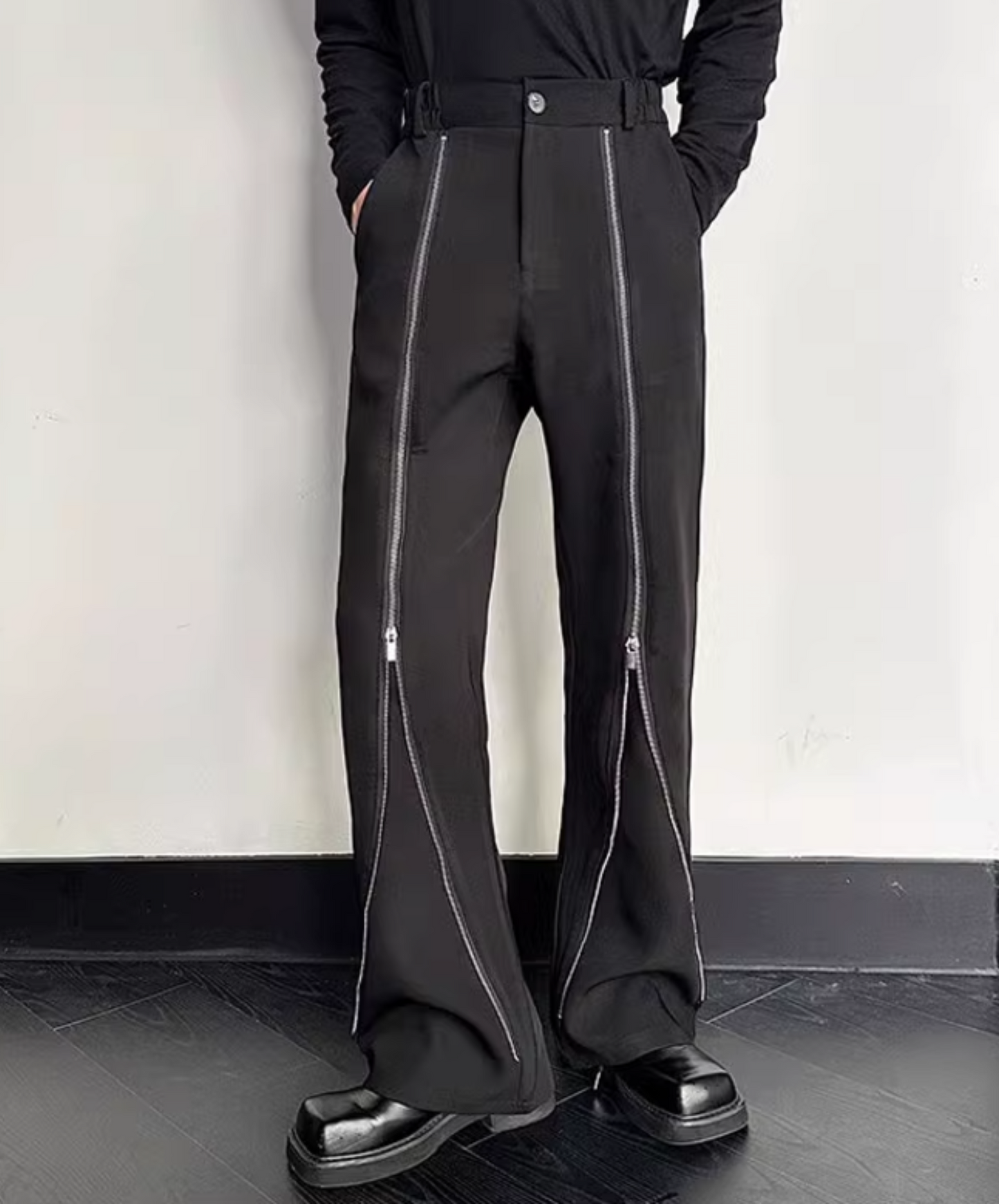 zip slacks pants EN1878