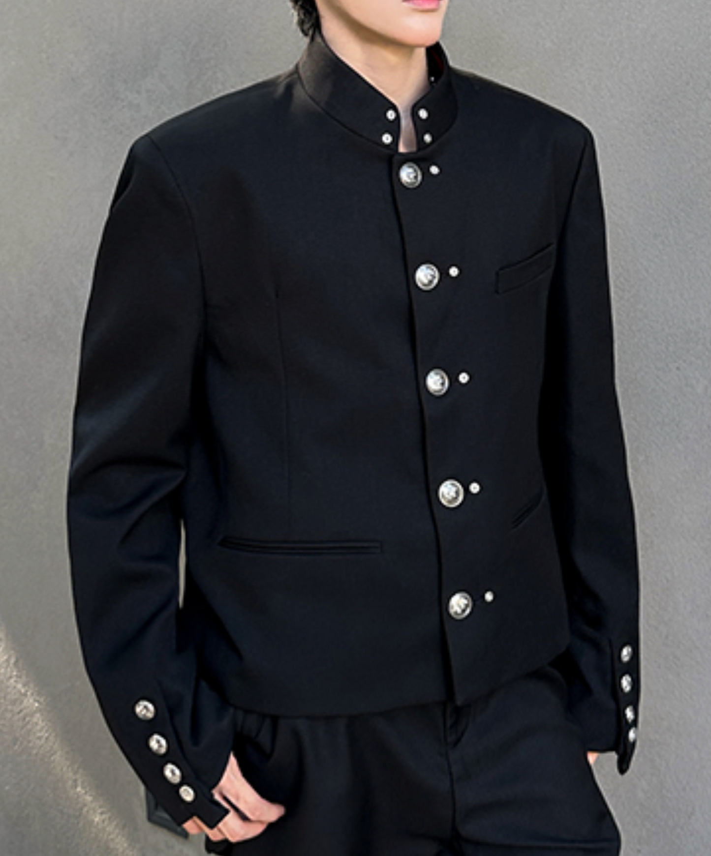 chinese style metal buckle jacket EN2461