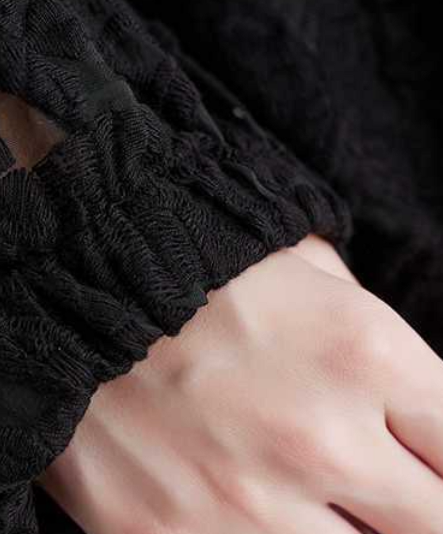 a line lacey hoodie EN2355