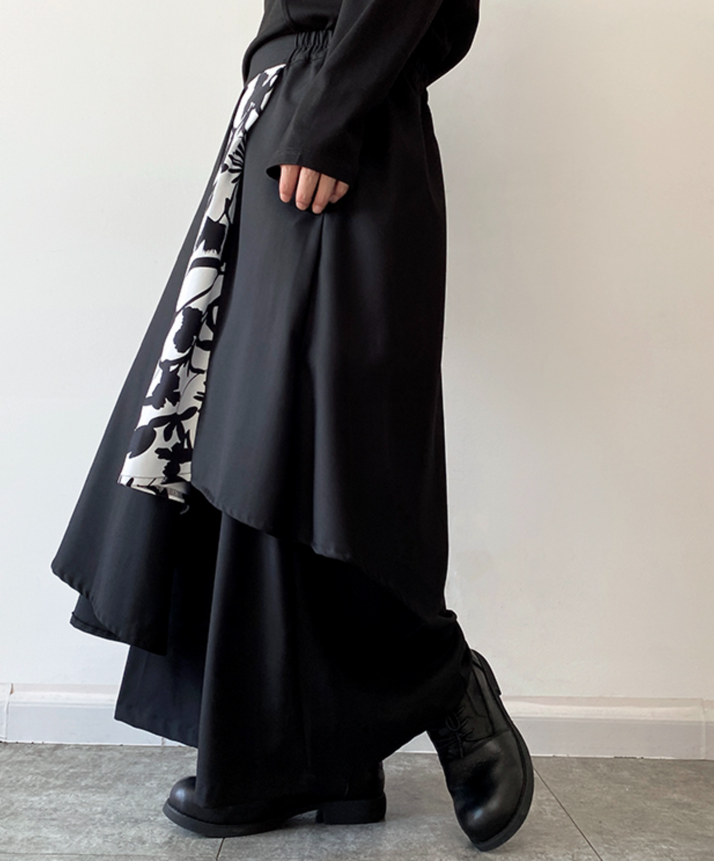 【style60】dark mode outfit set EN1863(jacket + shirt + pants set)