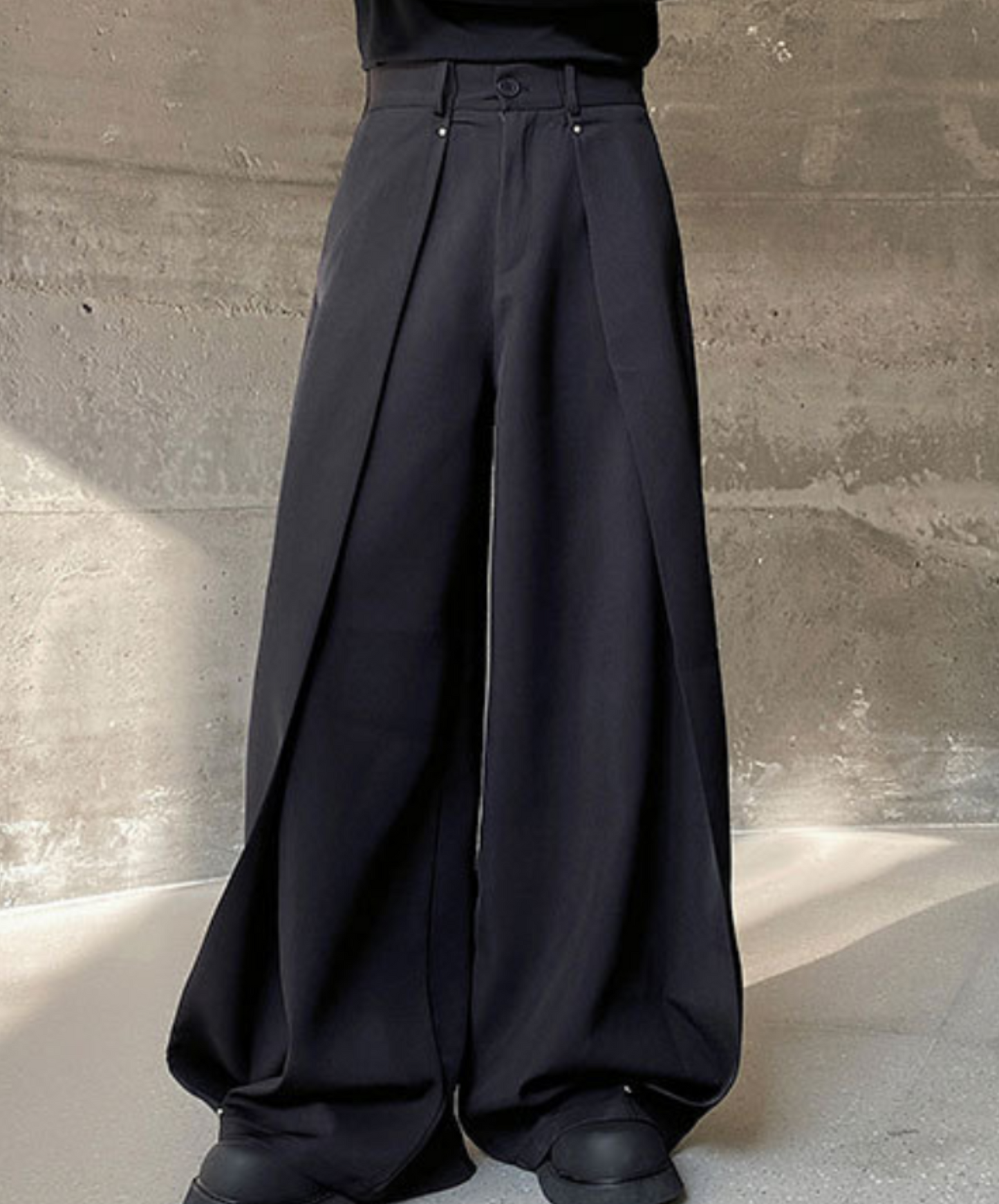 draping multi-piece wide pants EN1586
