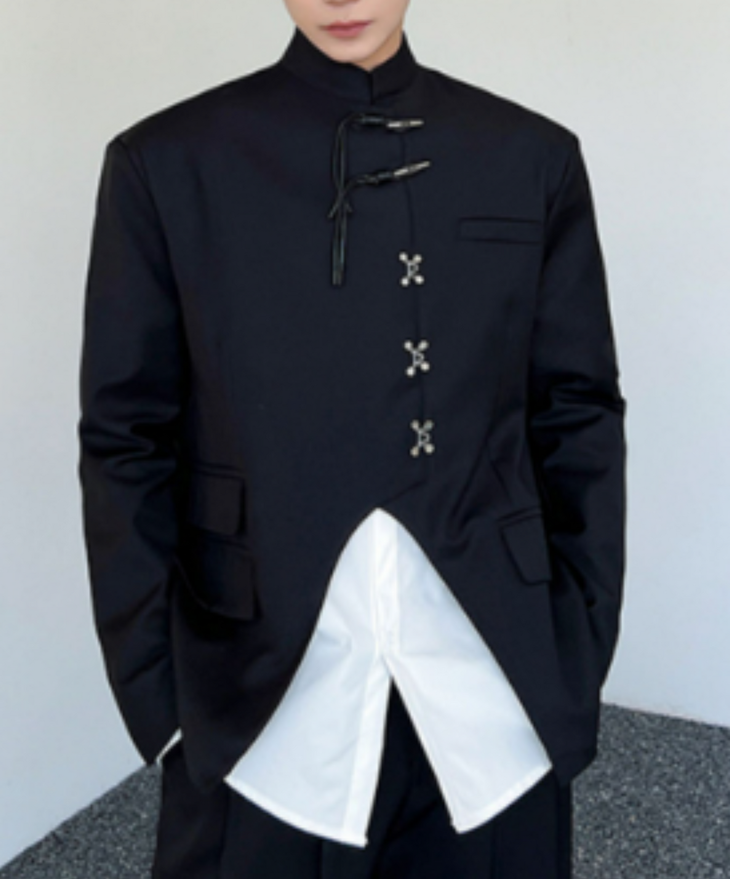 chinese style stand collar jacket EN1280