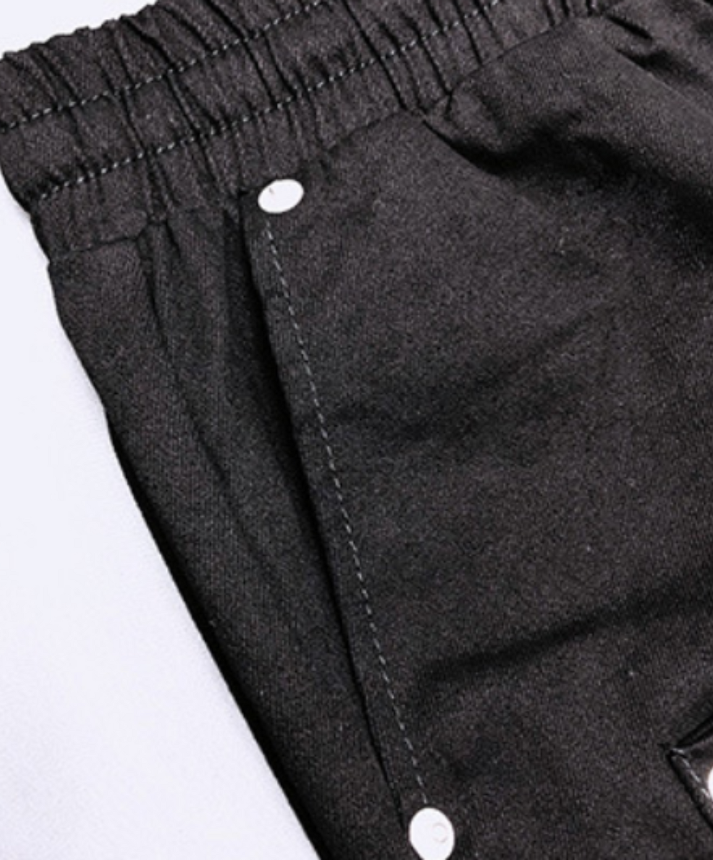 dark fringe x zipper x rivet decoration cargo pants EN2201
