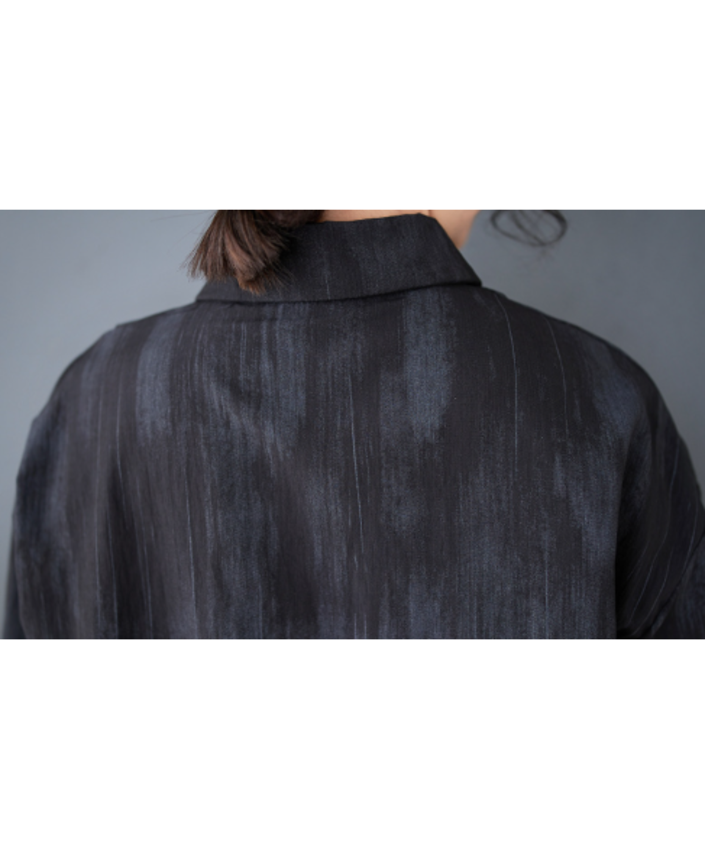 dark asymmetrical and loose-fitting shirt EN3040
