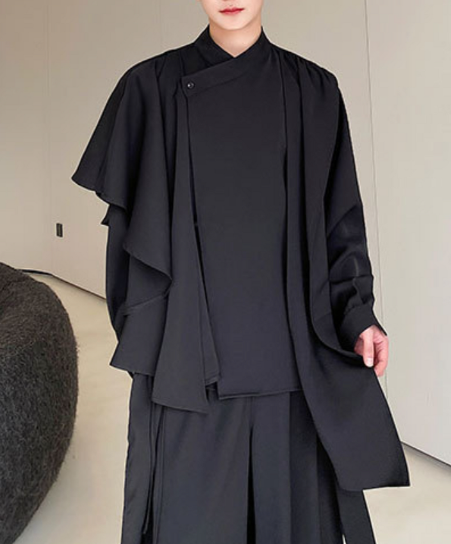 multi-piece asymmetric shirt EN1600