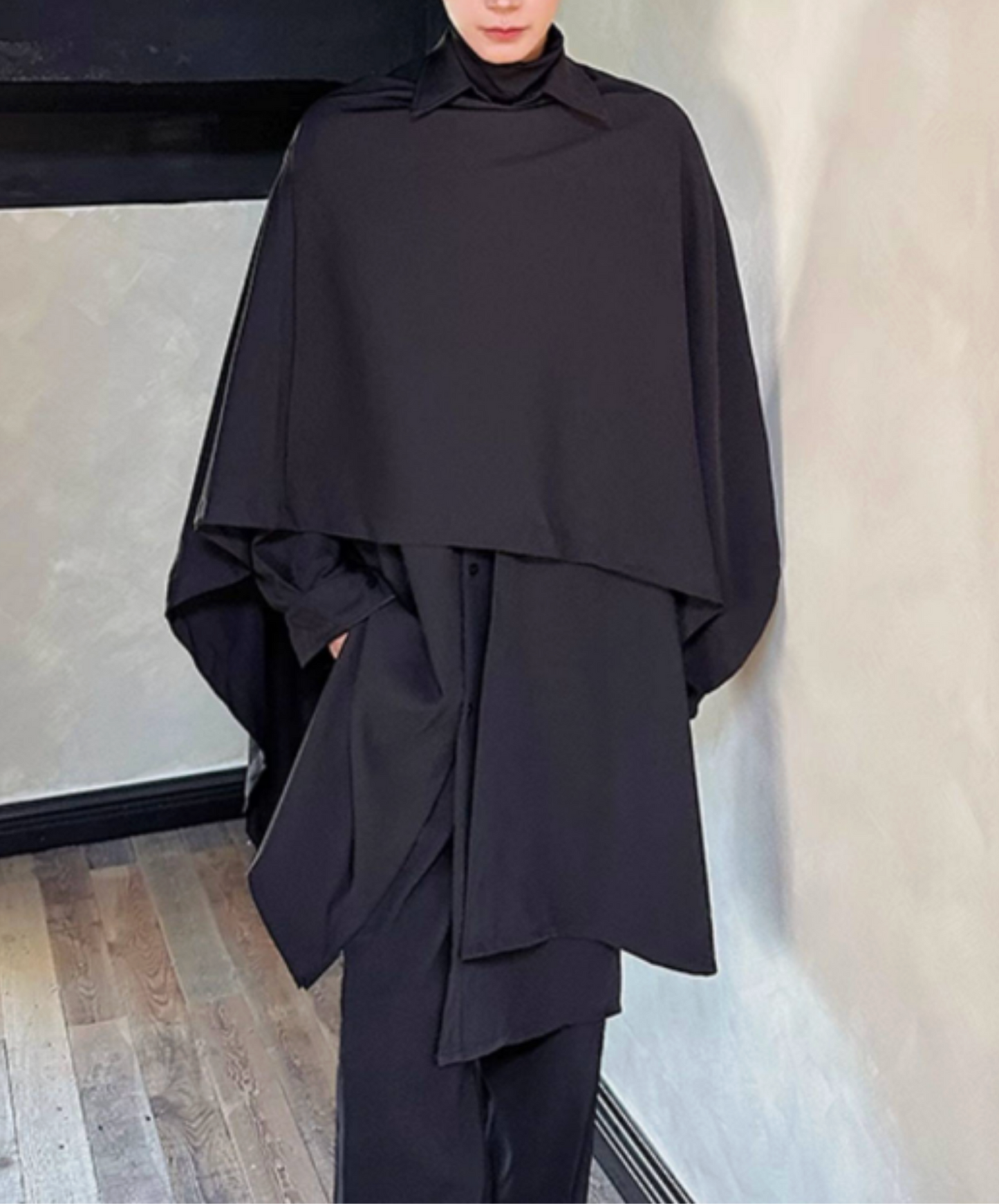 2-way cape shirt EN2751