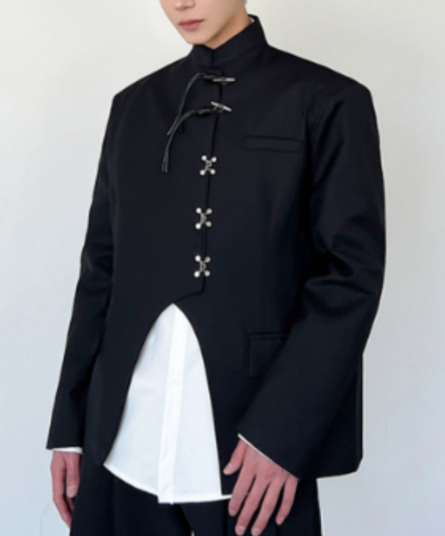 chinese style stand collar jacket EN1280