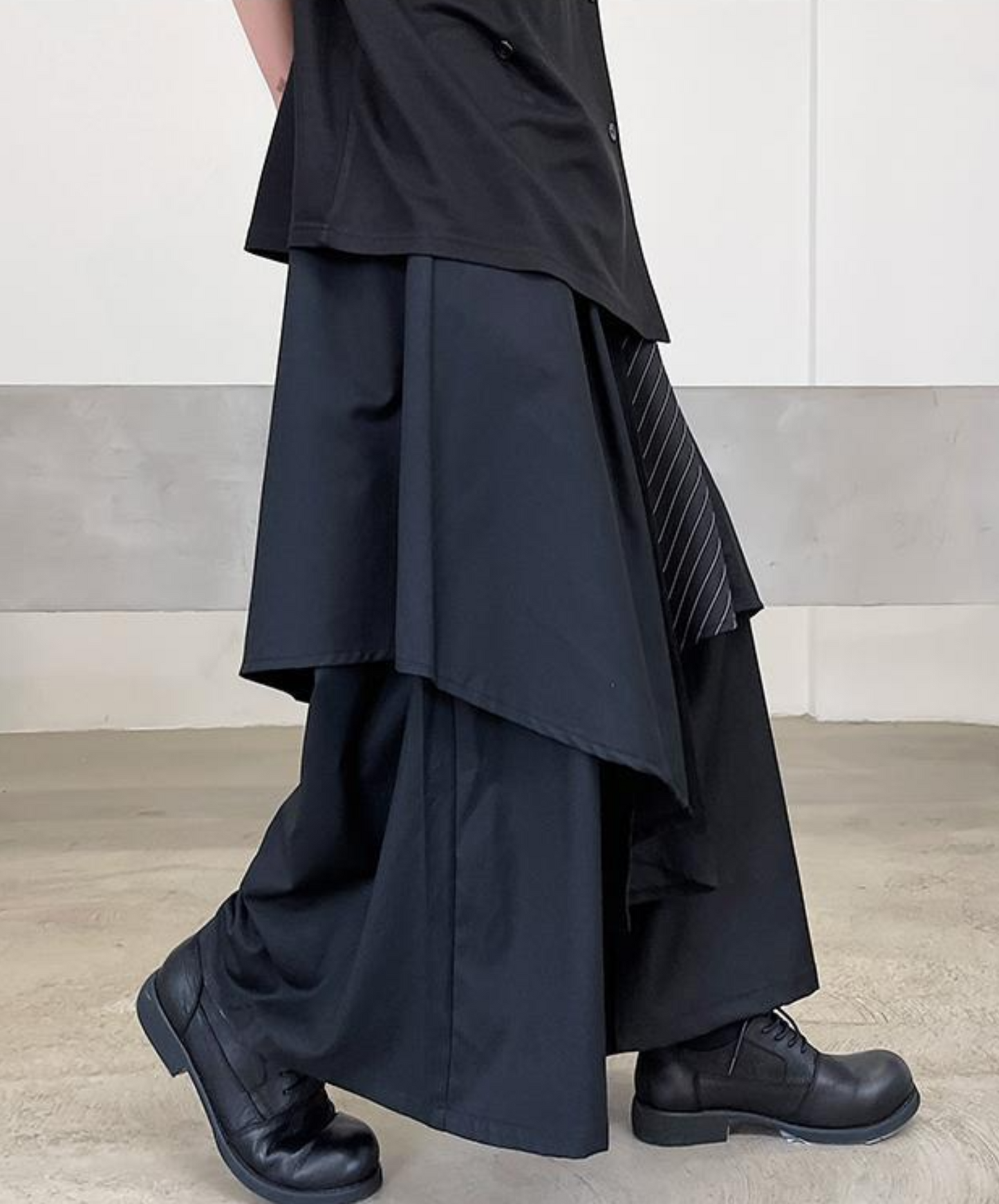 【style74】dark mode outfit set EN2126(jacket + pants set)