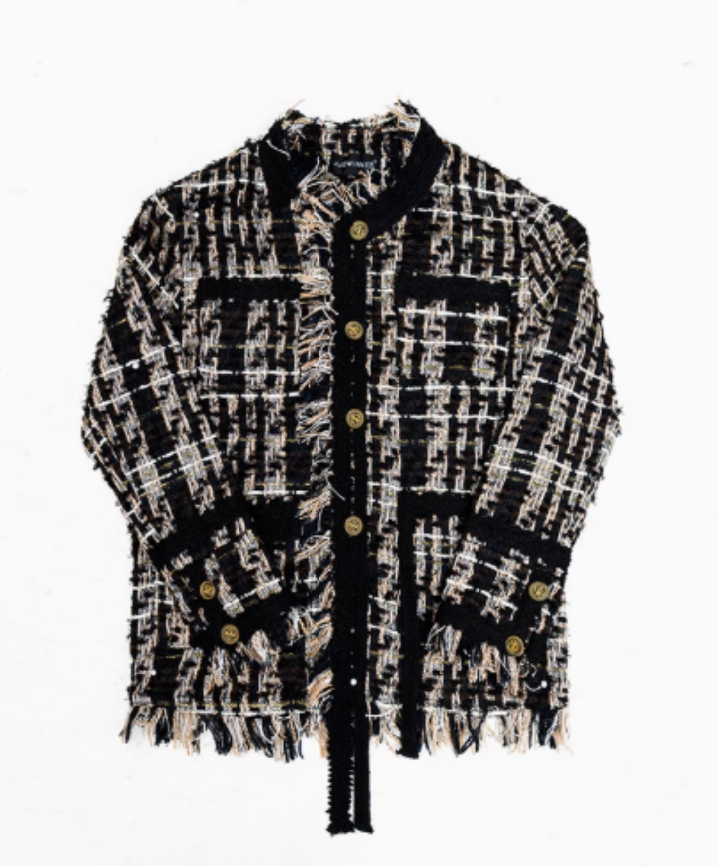tassel tweed jacket EN1912