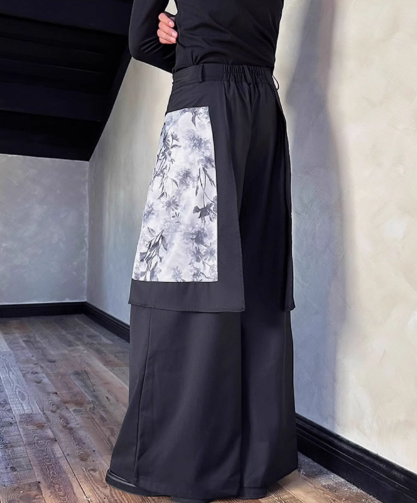 【style68】dark mode outfit set EN1892(jacket + shirt + pants set)