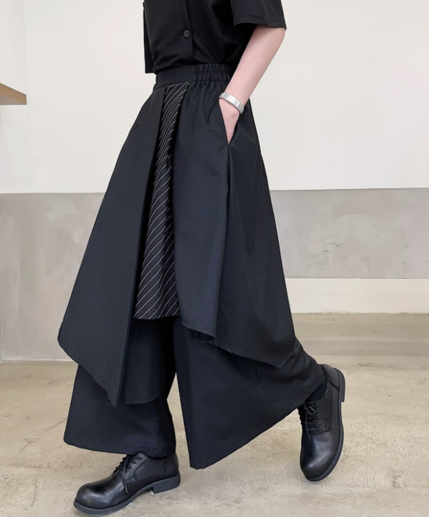 【style74】dark mode outfit set EN2126(jacket + pants set)