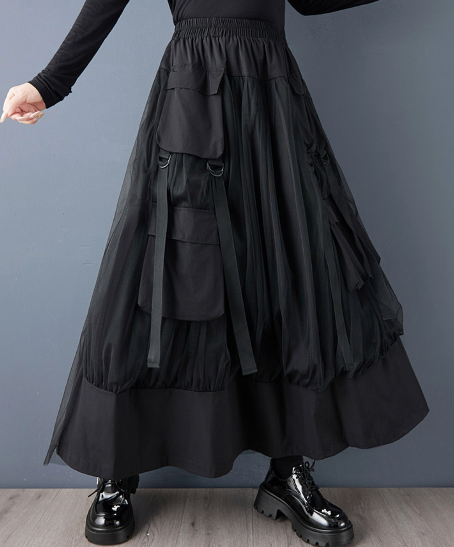 cargo-style design, voluminous skirt EN2757