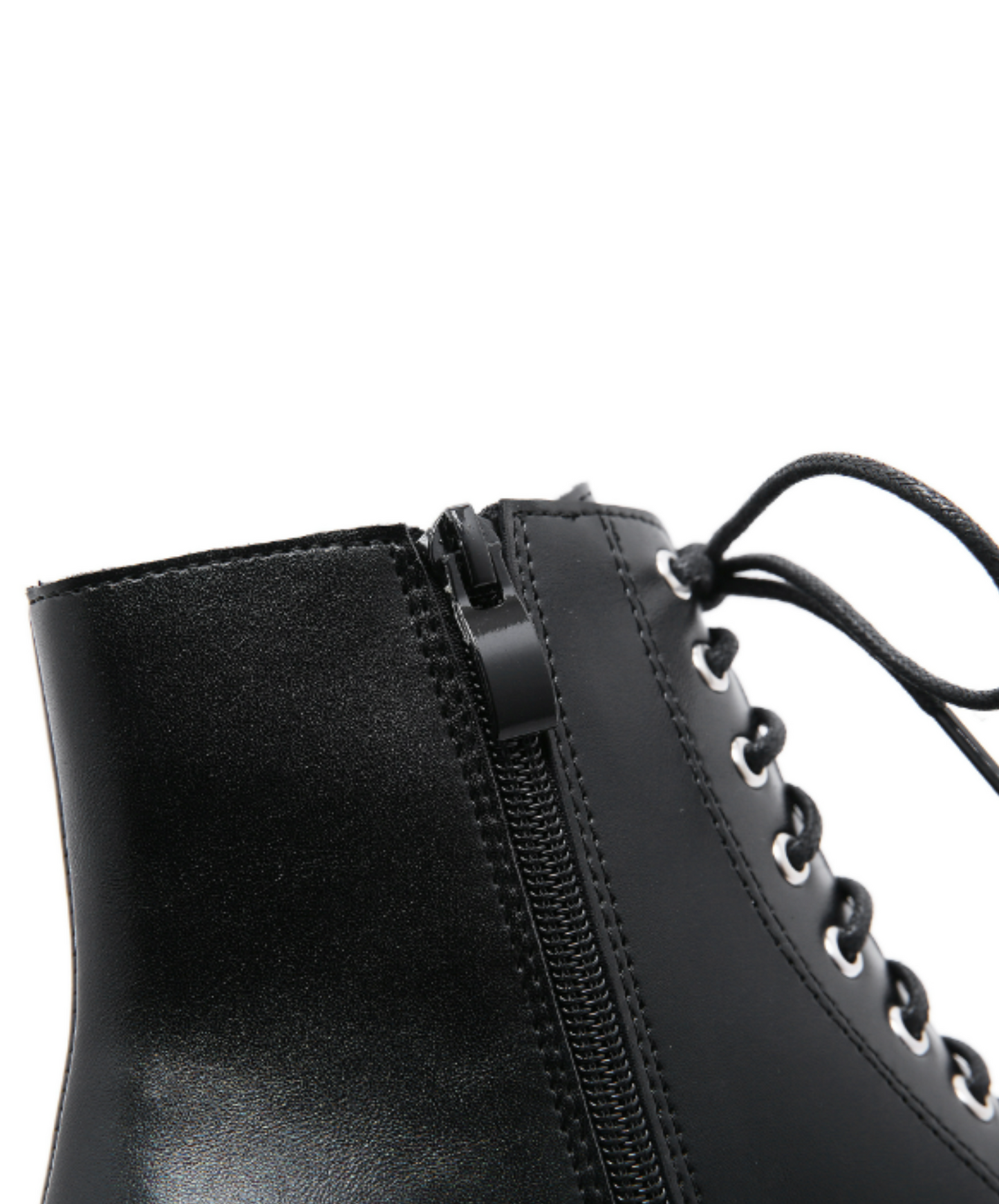 double buckle zip up boots EN1293