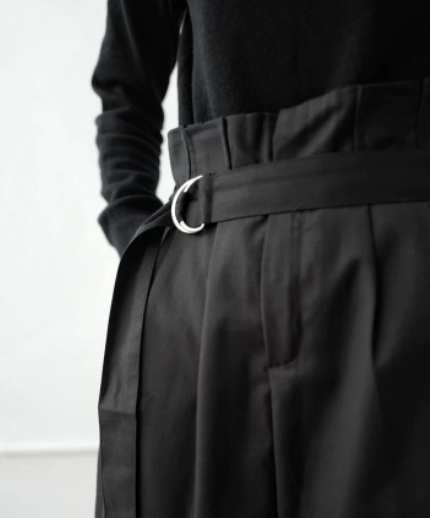 dark high waist pants EN1073