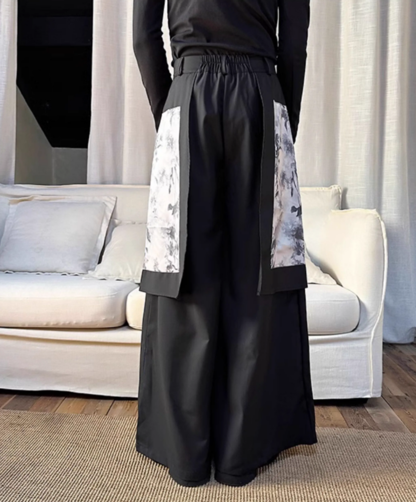【style68】dark mode outfit set EN1892(jacket + shirt + pants set)