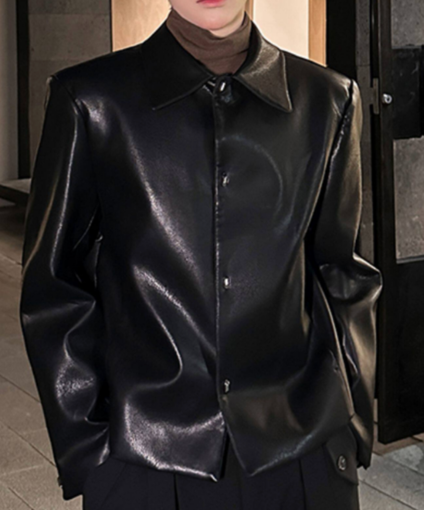 fake leather jacket EN2619