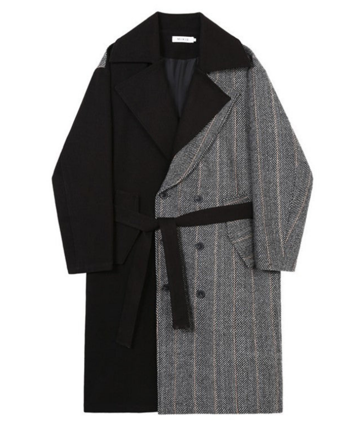 【style37】dark mode outfit set EN1410( coat+ pants set)