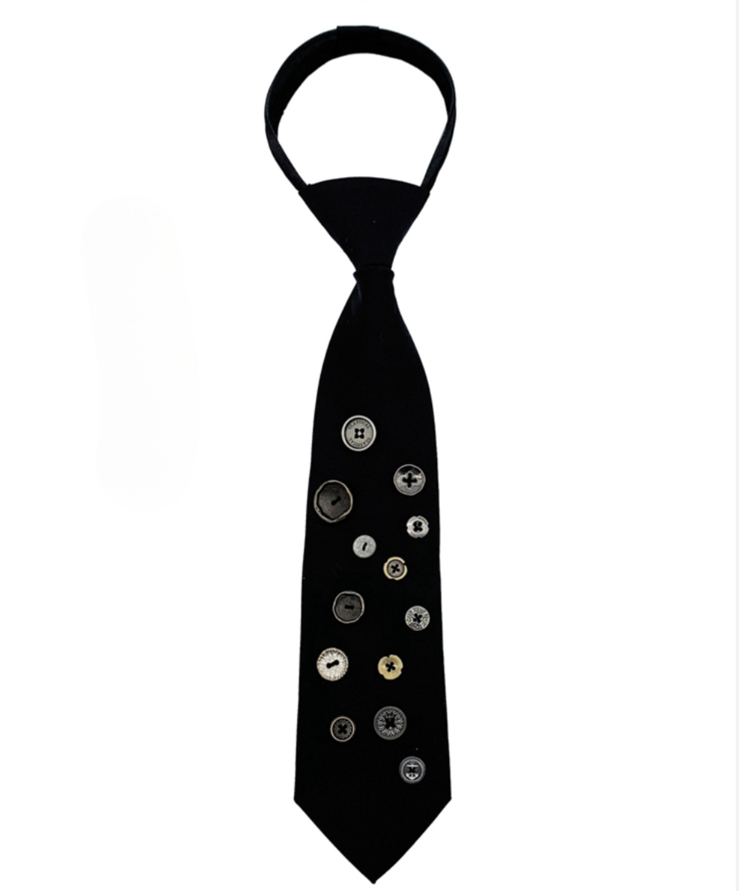 random size button decoration necktie EN2352