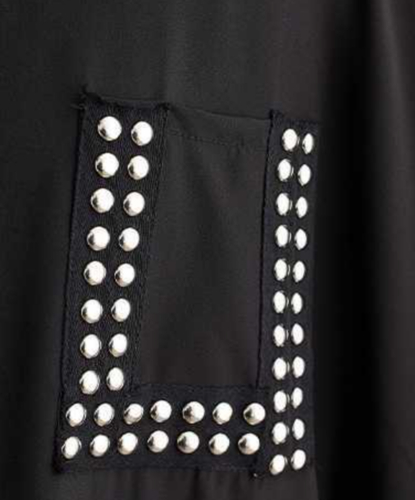 dark rivet collage dress long shirt EN1658