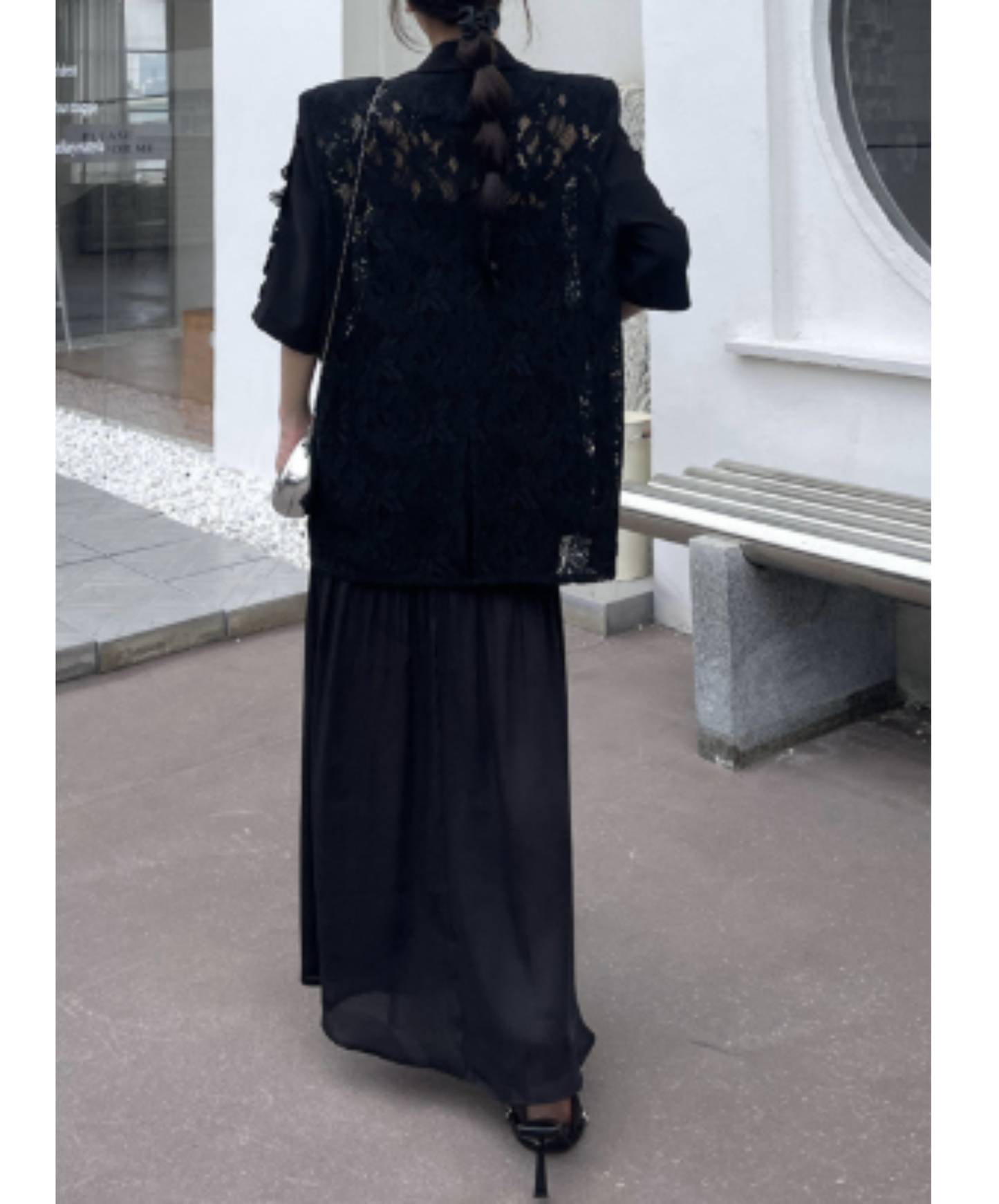 chemical lace embroidery jacket EN2918