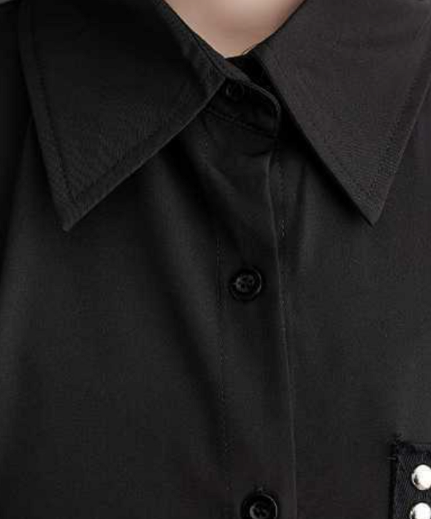 dark rivet collage dress long shirt EN1658